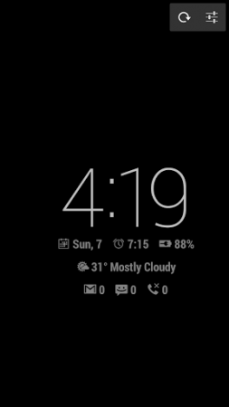 Dock Clock Plus - Виджет часов для Android
